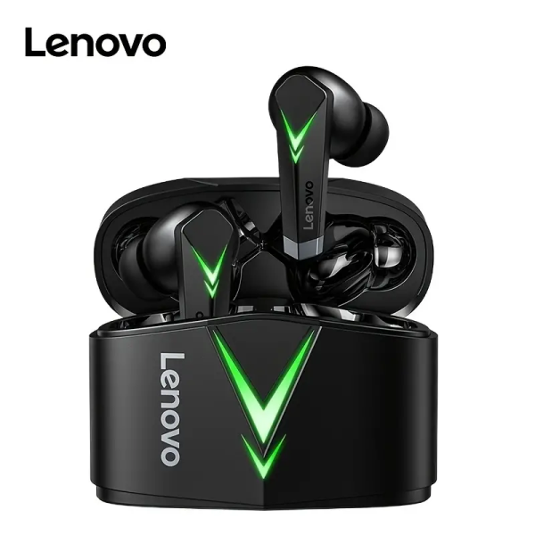 Original Lenovo LP6 Wireless Earphones Kopfhörer mit eingebautem Mikrofon Lautstärkeregelung für Gaming