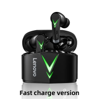 Original Lenovo LP6 Wireless Earphones Kopfhörer mit eingebautem Mikrofon Lautstärkeregelung für Gaming