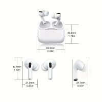 Wireless Earbuds BT 5.2 Kopfhörer mit eingebautem Mikrofon, Kabelloses Ladecase, Touch-Steuerung, Geräuschunterdrückung, In-Ear-Hi-Fi-Stereo-Sound-Mikrofon, Wasserdicht IPX7