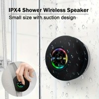 IPX4 Wasserdichter tragbarer kabelloser Lautsprecher mit Saugnapf